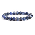 Natural Stone Dark Blue Sodalite Beads Bracelet 4 6 8 10 12mm Size Blue Veins Round Stone Elastic Line Bracelets Fashion Jewelry