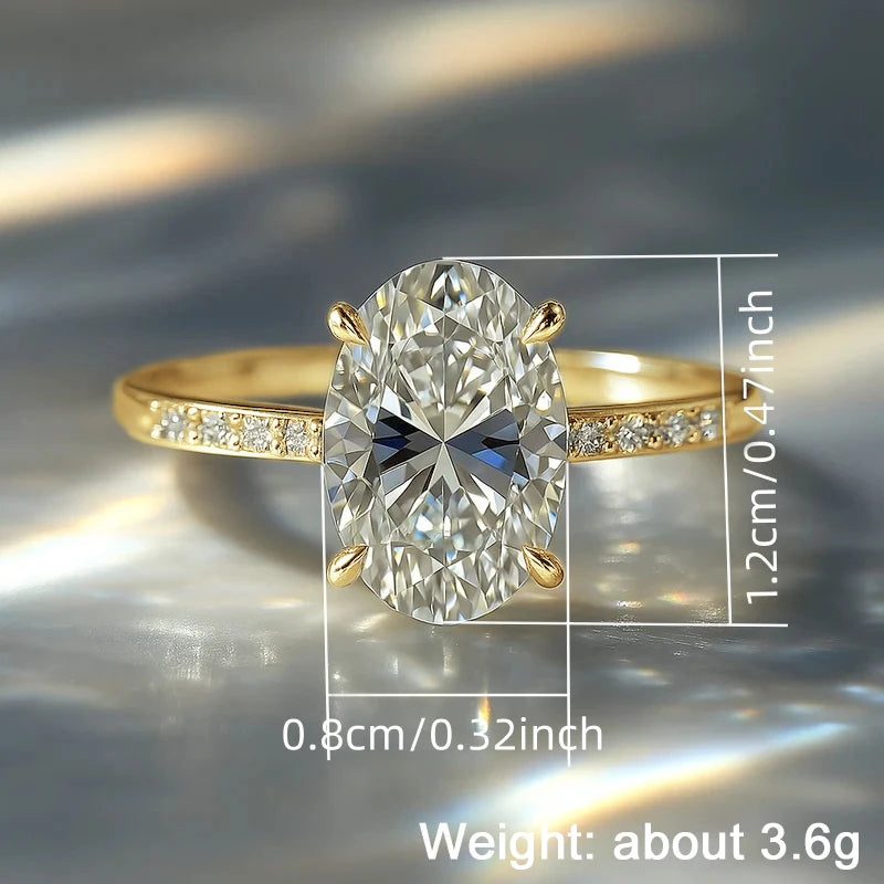Huitan Women Ring Simple Style Versatile Party Daily Accessories Silver Color/gold Color Fashion Lady Charming Jewelry with CZ