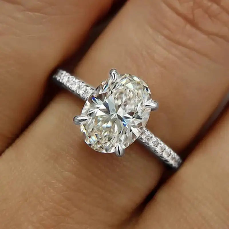 Huitan Women Ring Simple Style Versatile Party Daily Accessories Silver Color/gold Color Fashion Lady Charming Jewelry with CZ