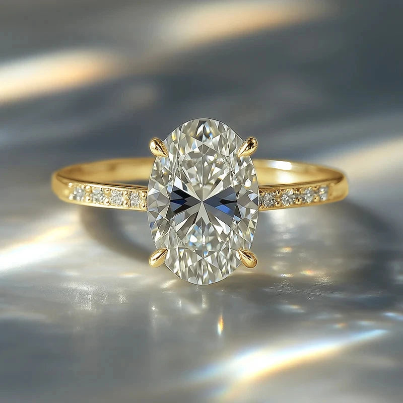 Huitan Women Ring Simple Style Versatile Party Daily Accessories Silver Color/gold Color Fashion Lady Charming Jewelry with CZ