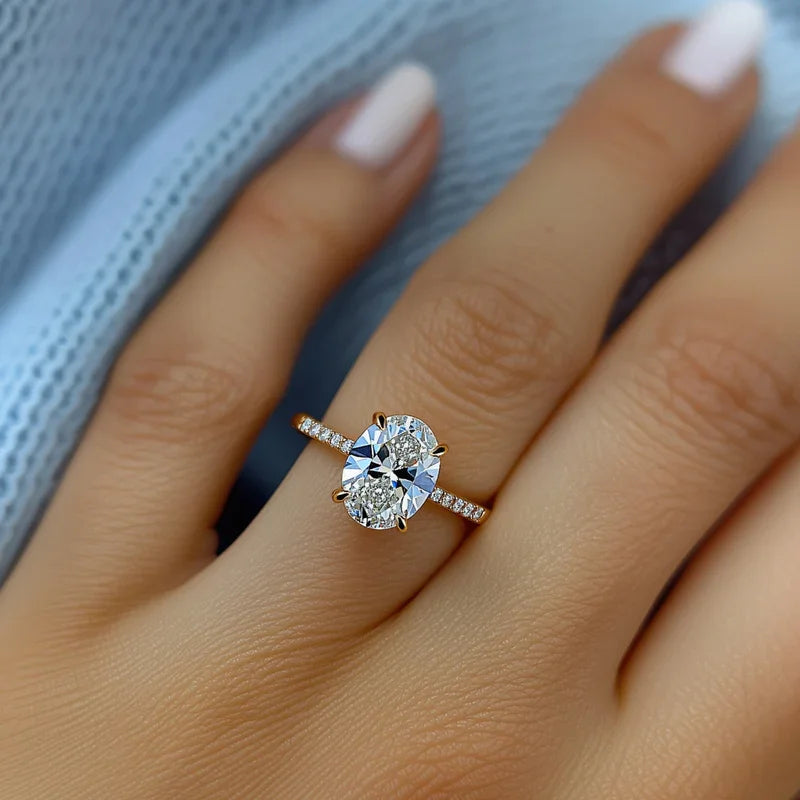 Huitan Women Ring Simple Style Versatile Party Daily Accessories Silver Color/gold Color Fashion Lady Charming Jewelry with CZ