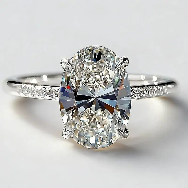 Huitan Women Ring Simple Style Versatile Party Daily Accessories Silver Color/gold Color Fashion Lady Charming Jewelry with CZ